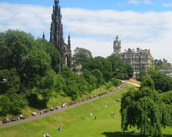 The popular Princess Street Gardens is earlier a sewer.